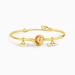 Golden Ambika Bangle Bracelet