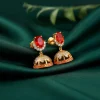 Golden Anuket Jhumki