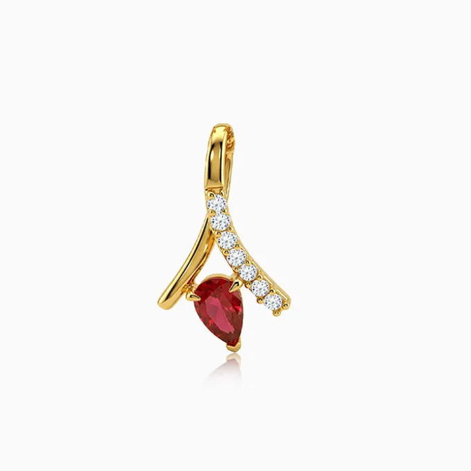 Golden Aspira Pendant (Without Chain)
