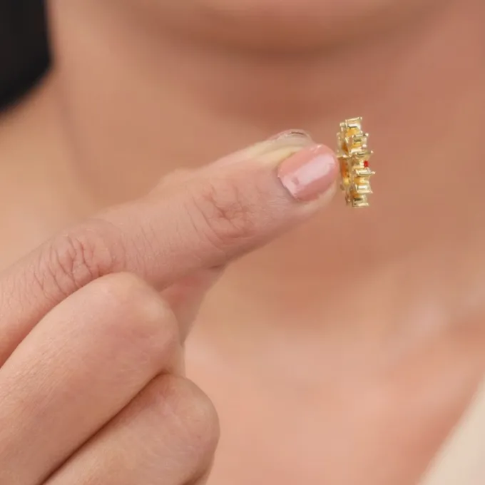 Golden Astarte Earrings