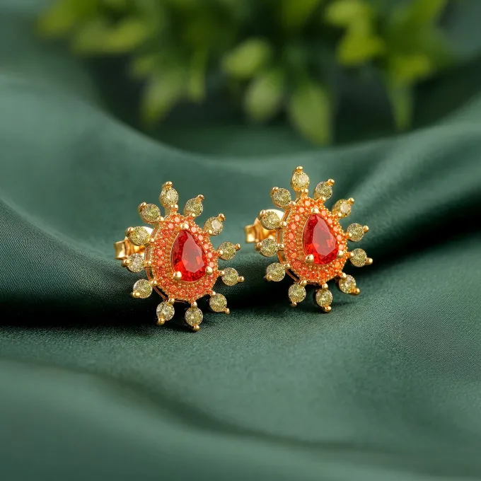Golden Astarte Earrings
