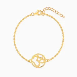 Golden Aum Bracelet Rakhi