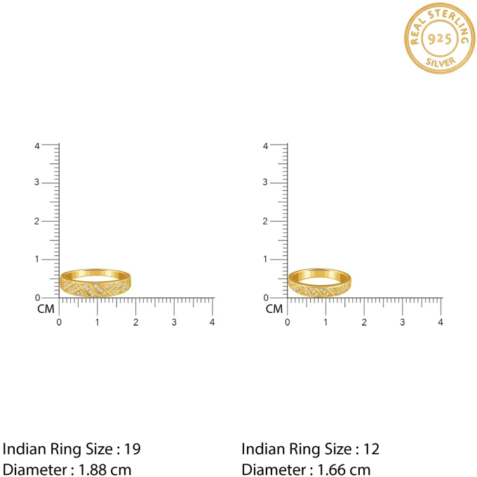 Golden Aztec Shine Couple Rings