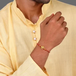 Golden Bala Ganpati Rakhi
