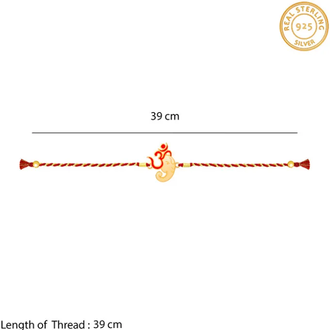Golden Bappa Love Rakhi