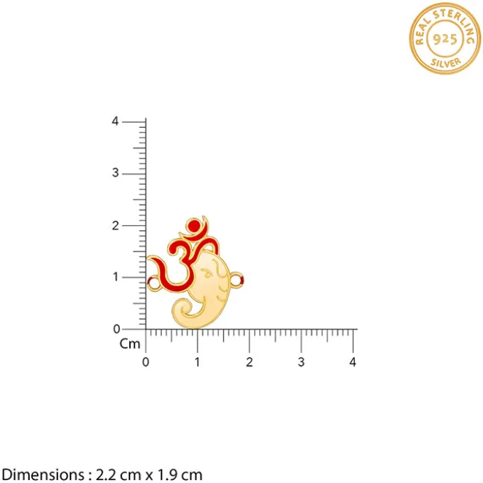 Golden Bappa Love Rakhi