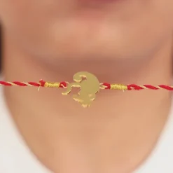 Golden Bappa Love Rakhi