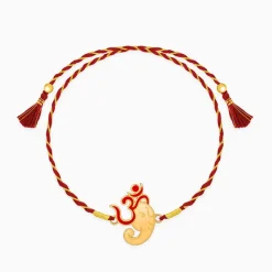 Golden Bappa Love Rakhi