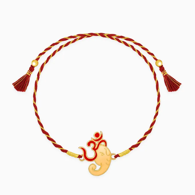 Golden Bappa Love Rakhi