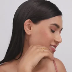 Golden Blooming Flower Ring