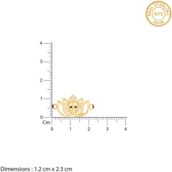 Golden Blooming Ganesha Rakhi