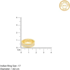 Golden Bold Edge Ring For Him