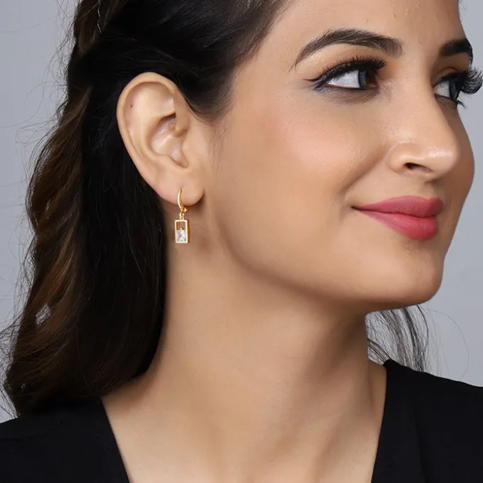 Golden Boss Babe Dangler Earrings