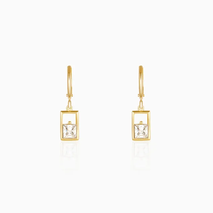 Golden Boss Babe Dangler Earrings