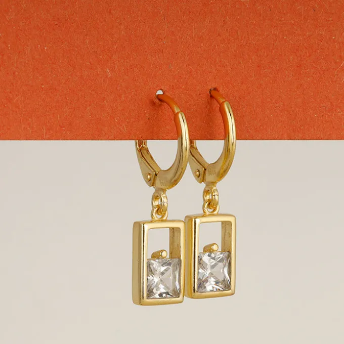 Golden Boss Babe Dangler Earrings