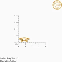 Golden Bowline Ring (Size 12)
