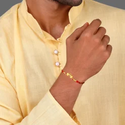 Golden Bro-wali Rakhi