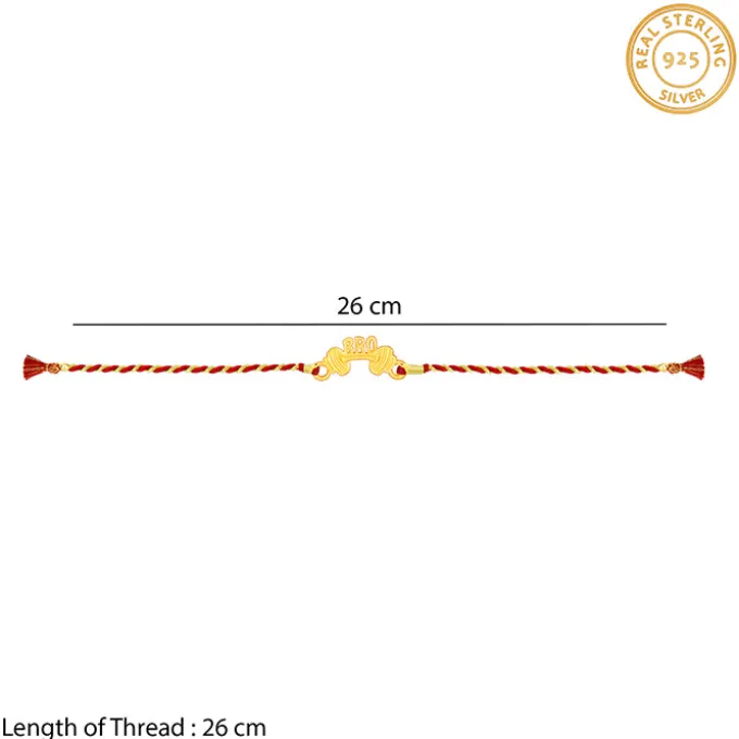 Golden Bro-wali Rakhi