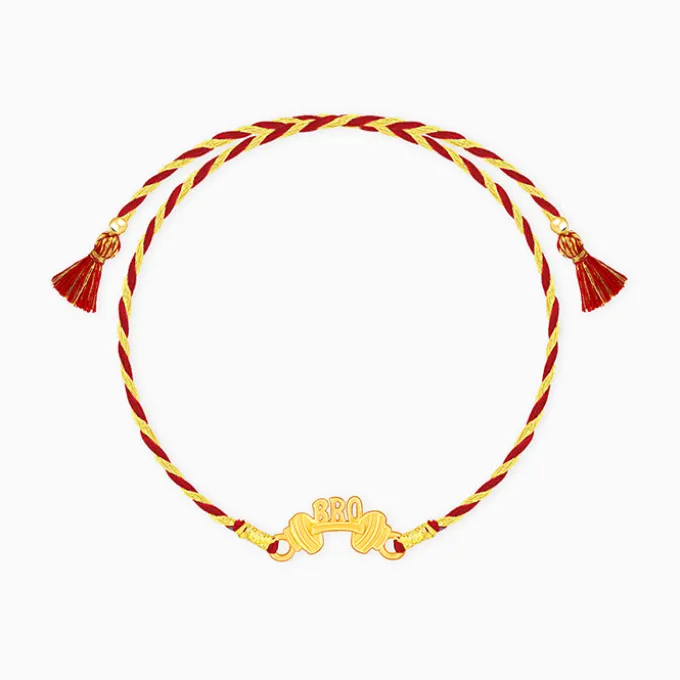 Golden Bro-wali Rakhi