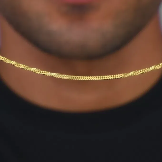 Golden Charismatic Chain For Him