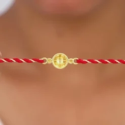 Golden Charming Ball Rakhi