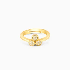 Golden Circuit Ring