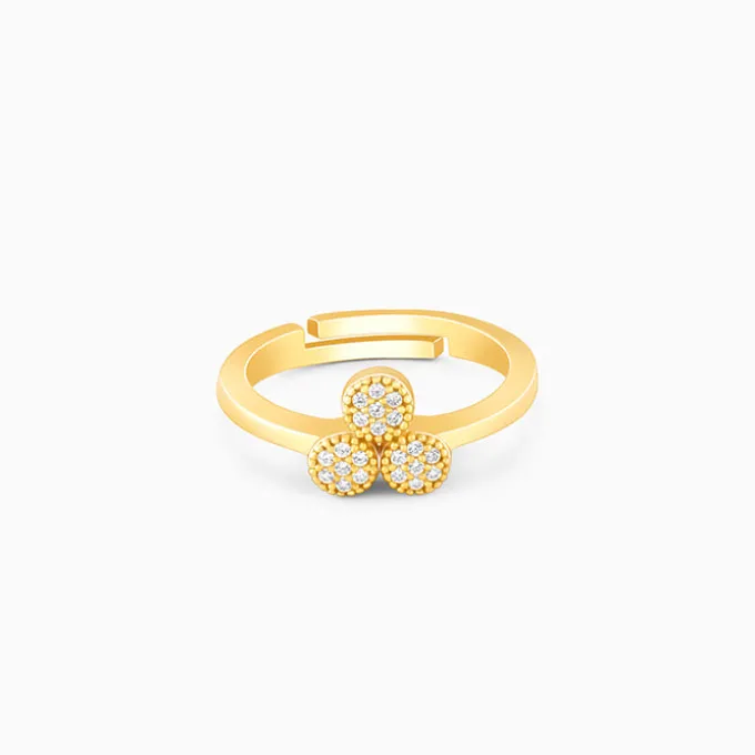Golden Circuit Ring