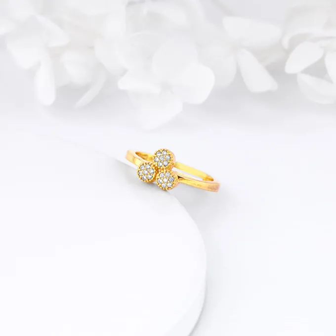 Golden Circuit Ring