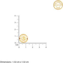 Golden Circular Om Rakhi