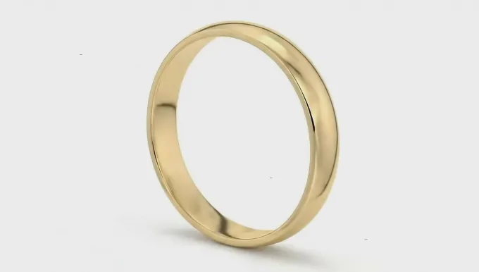 Golden Classic Band For Him