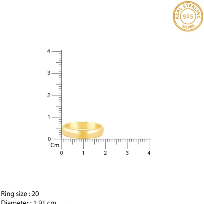 Golden Classic Band For Him