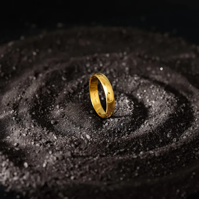 Golden Classic Band For Him