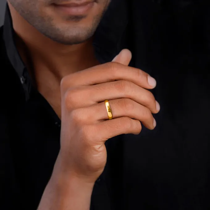 Golden Classic Band For Him
