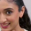 Golden Classic Pink Earrings