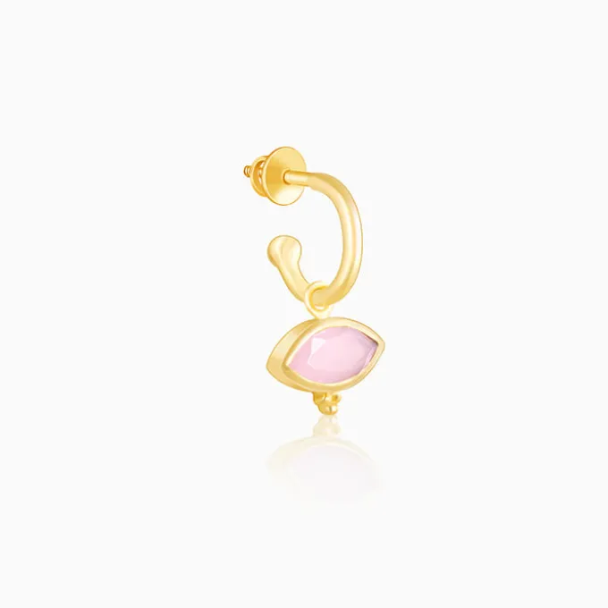 Golden Classic Pink Earrings
