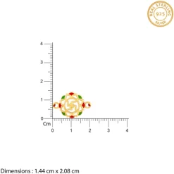 Golden Classic Swastik Rakhi