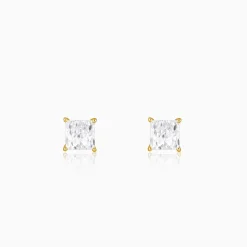 Golden Classy Zirconia Stud For Him