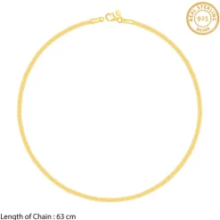 Golden Close Wave Chain For Him