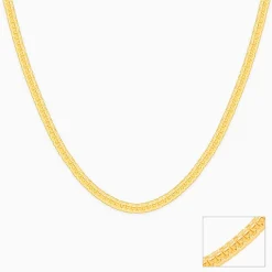 Golden Close Wave Chain For Him