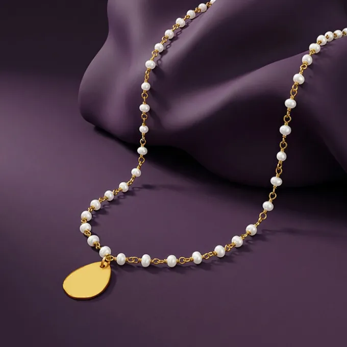 Golden Colleen Pearl Necklace
