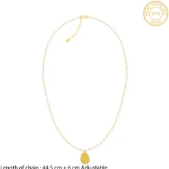 Golden Colleen Pearl Necklace