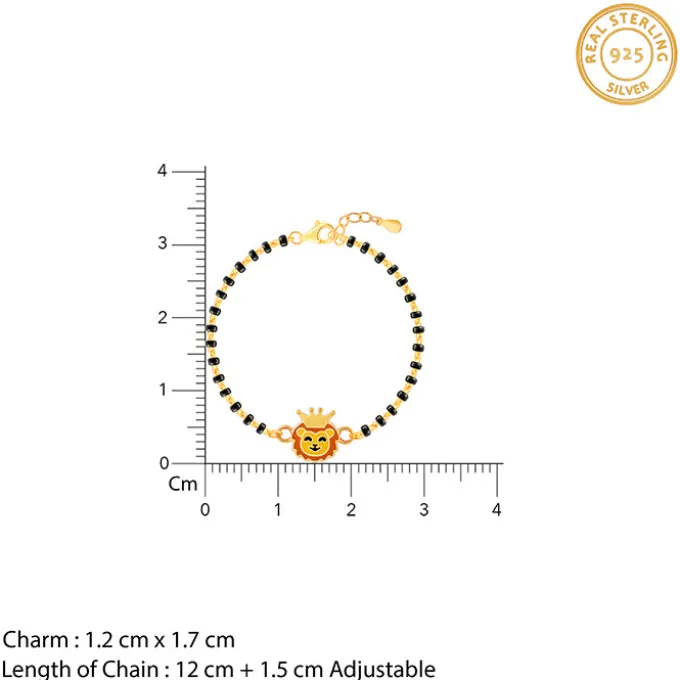 Golden Cub Bracelet Rakhi (0 - 2 Years)