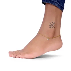 Golden Dangling Charm Anklet