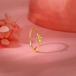 Golden Dendrobium Ring