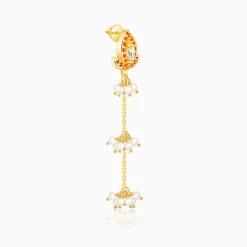 Golden Diana Dangler Earrings