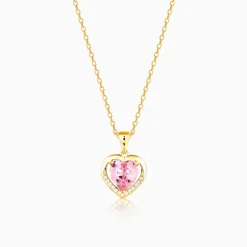 Golden Dreamy Heart Pendant