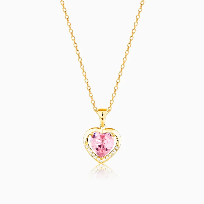 Golden Dreamy Heart Pendant