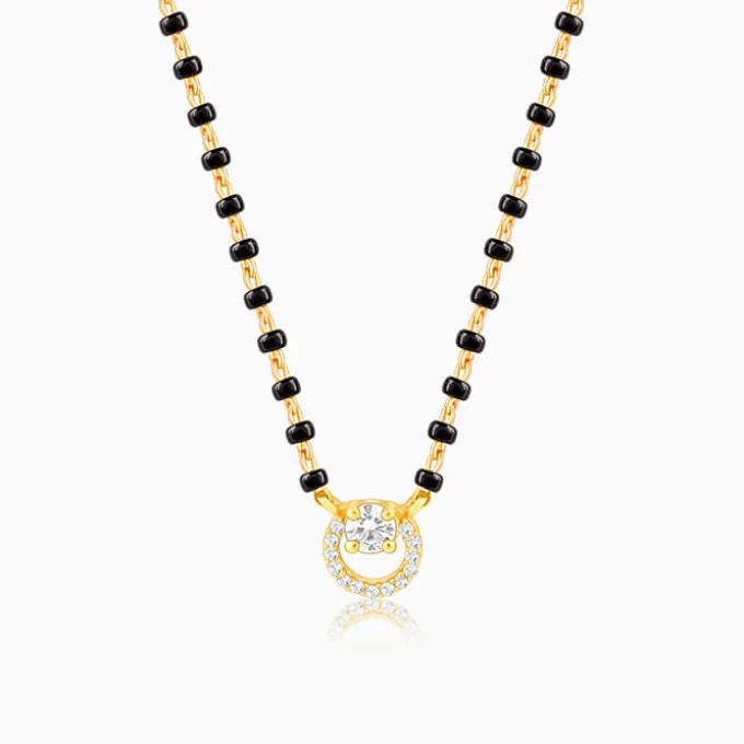 Golden Eclipsed Mangalsutra