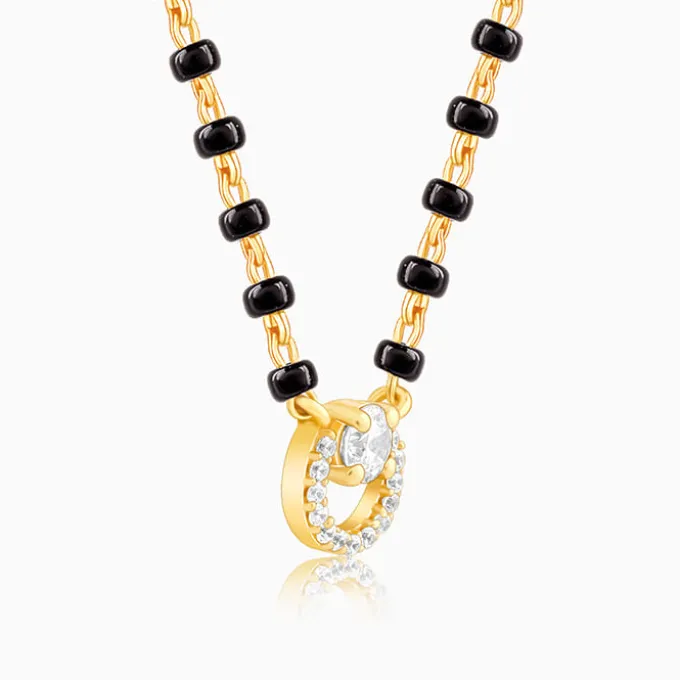 Golden Eclipsed Mangalsutra