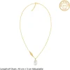 Golden Emilia Pearl Necklace